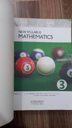 New syllabus mathematics book 3