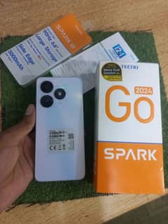 3 day use . tecno spark go 2024. ( 4+4 64gb)