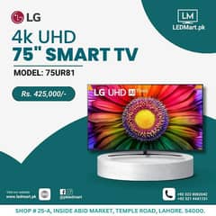 LG 75" NEW 2024 MODEL 75UR81 4K ULTRA HD