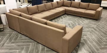 U Shaped Lounge Sofa Set