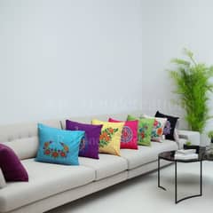 Eye-Catching Hand-Painted Cushion Covers - Perfect for Any Room