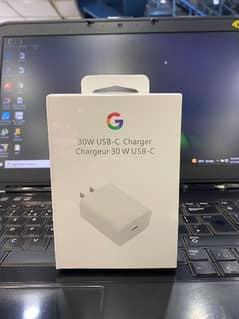 Google Pixel 30w Charger with Type C to Type C Cable