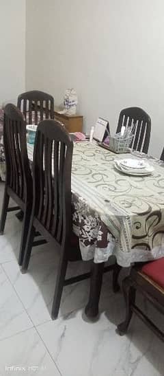 dinning table along with chairs