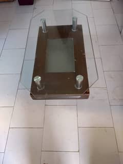Used Wooden Glass Table
