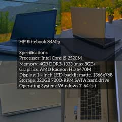 HP ELITEBOOK 8460P For sale