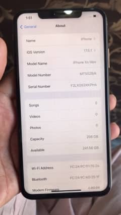 IPhone XS Maxx Non PTA 256Gb