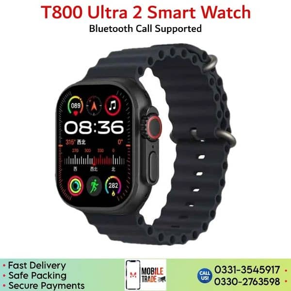 NEW BEST QUALITY T800 ULTRA 2 SMARTWATCH. (03047168737). 0