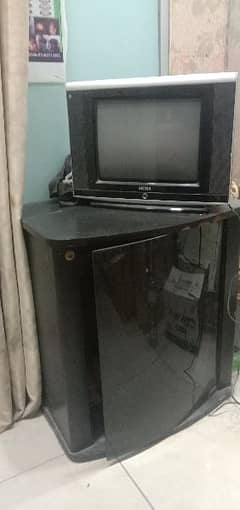 Tv and tv trolly