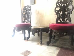 Coffee chairs and tables