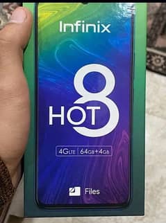 infinix hot 8.4/64 with box