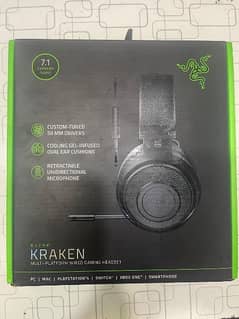 Razer  kraken  Gaming headphn new box pack original 7.1 surrond sound