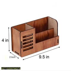 wooden desk organizer