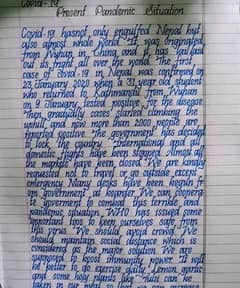 handwriting assignment