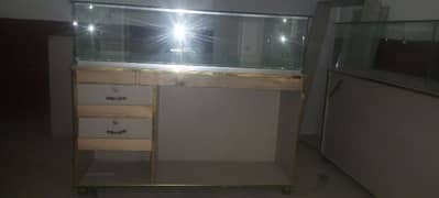 counter, rack, shavle, banch, chaires,