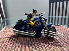Wolverine On Motorcycle Toy Hasbro - Marvel X-Men