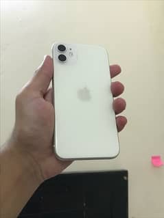 iphone 11 64 gb PTA duel approved white colour.
