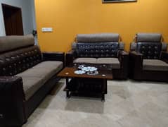 Urgently sale
6 seater sofa set (1,2,3)
and Table