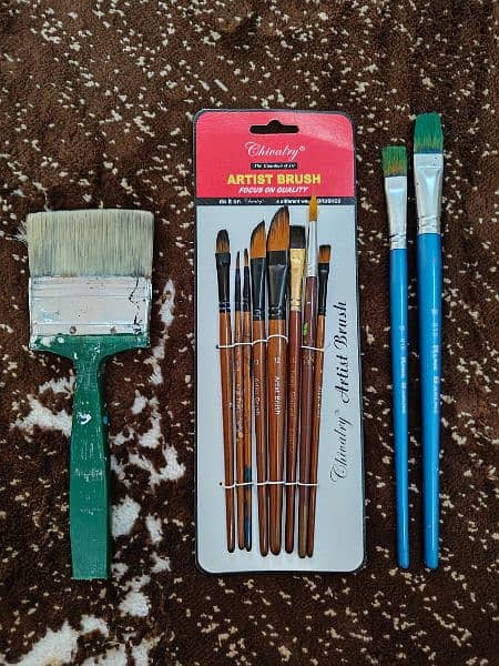 Big flat brush, 2 Brush Sets 0