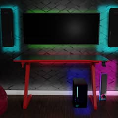 PC Gaming Table with rgb lights / computer table