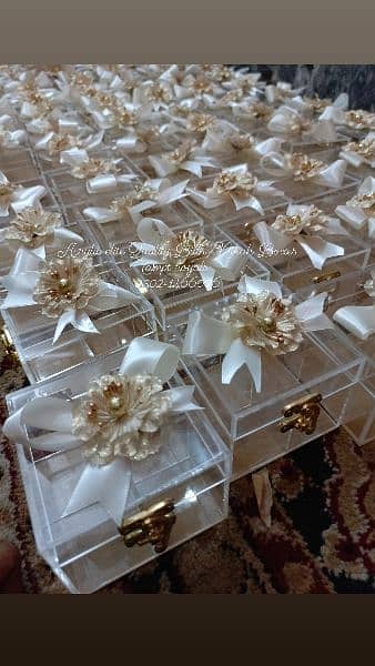 Acrylic Wedding Bid box, Gift Box ( 03021466006) whatsapp for details 1