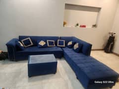 7 seater L shaped sofa