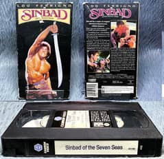 1990 Sinbad of the Seven Seas (Hi-Fi Stereo) VHS Original Cassette