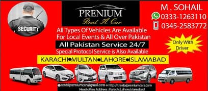Rent A Car service / Karachi rent a car /  Bulletproof Rental /