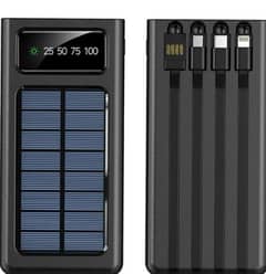 Solar Power 10000 mAh for Android, Iphone, type c chargers