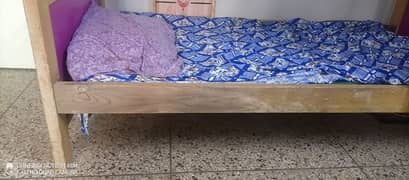 children double bed without mattress