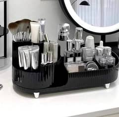 matt black make up organizer