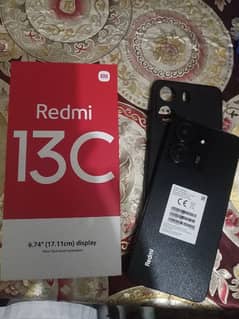 Redmi 13c just 7 days use like new 6/128 call 03065575041