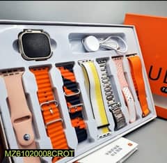 Smart watch  with 7 straps  And Free Delivery  All over pakistan