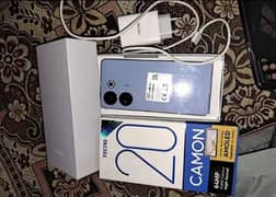 tecno common 20 only 3 month used 8/256gb
