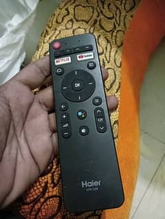 haier led android remote voice remote netflix