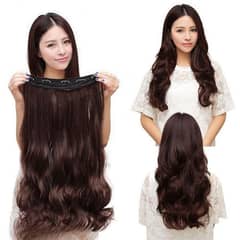 30 Inch Curly 5 Clip Hair Extension For Girls And Women