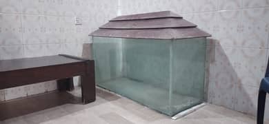 Aquarium for sale big size 4 feet by 2 feet by 1.5 feet Rs. 22000/-