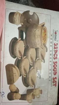 Soup set 36 pcs for sale - not used