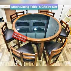 Smart dining table/round dining table/4 chair/6 chair/dining table