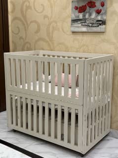 Baby Cot for Sale along with mattress