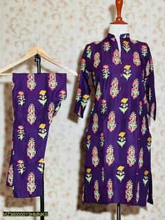 2 pcs women's unstitched lawn