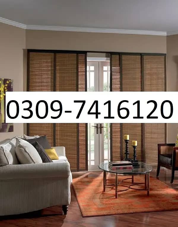 window blinds / wooden floor / vinyl floor / wallpapers / wpc panel 3