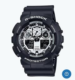 Casio G-Shock GA-100BW-1A
