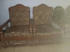 wooden 3 seater  sofa for sale