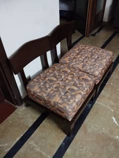 Sofa for sale with cover and Original Velvet Poshish almost new