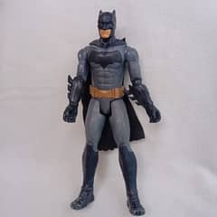 BATMAN 12” Action Figure Black Gray Suit Gold Belt