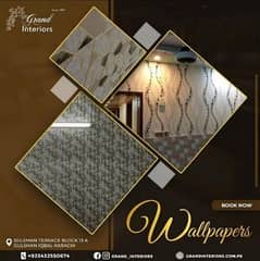 Wallpapers wall morals wall panels wpvc panels by Grand interiors