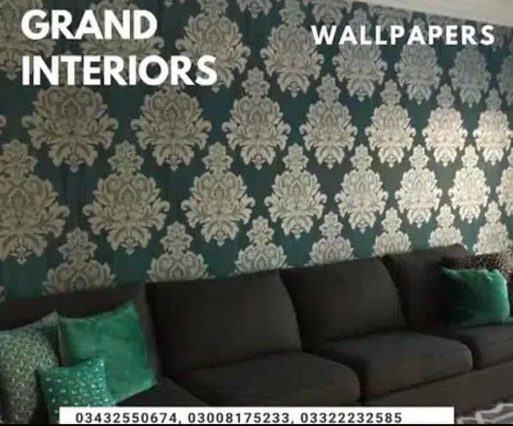 Wallpapers wall morals wall panels wpvc panels by Grand interiors 1