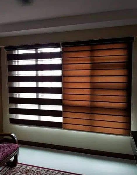 window blinds curtains wooden roller blind by Grand interiors 0