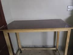 iron stand wooden