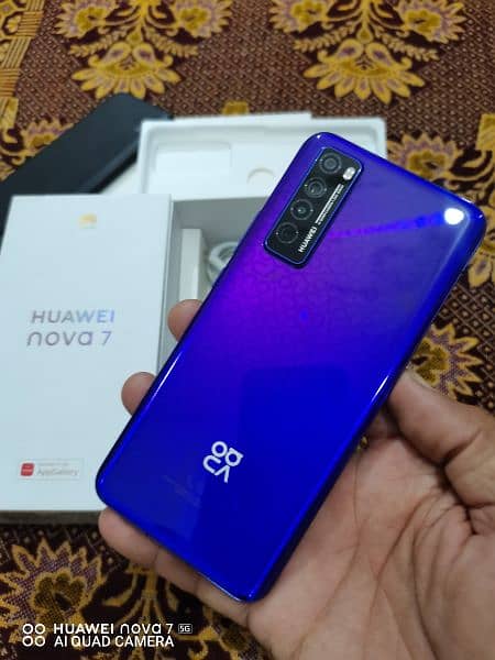 Huawei Nova 7 (5g) special edition 8+5=13/256 GB full Box 0